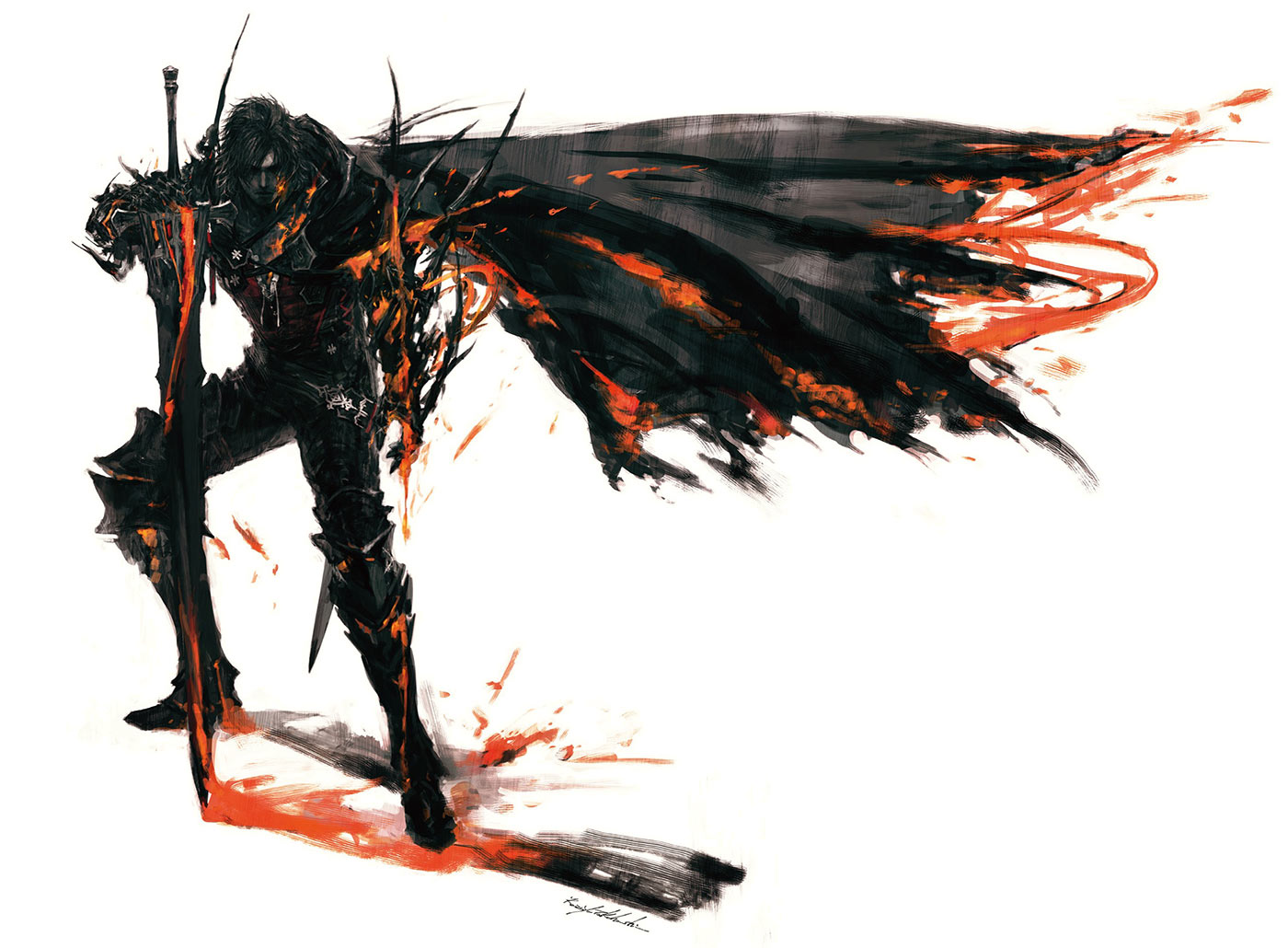 Clive Rosfield Concept Artwork from Final Fantasy XVI