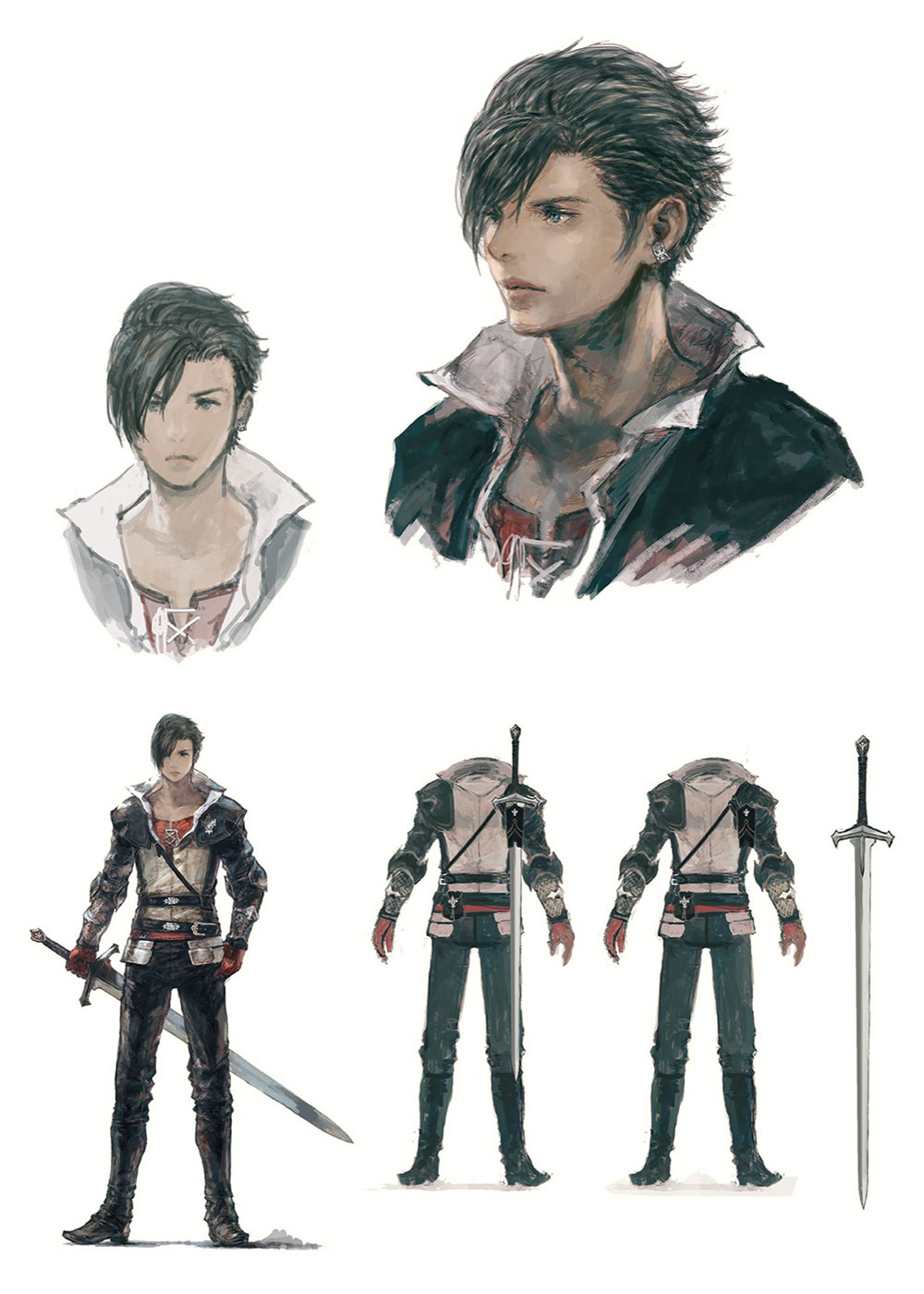 Clive Rosfield (Youth) Concept Artwork from Final Fantasy XVI
