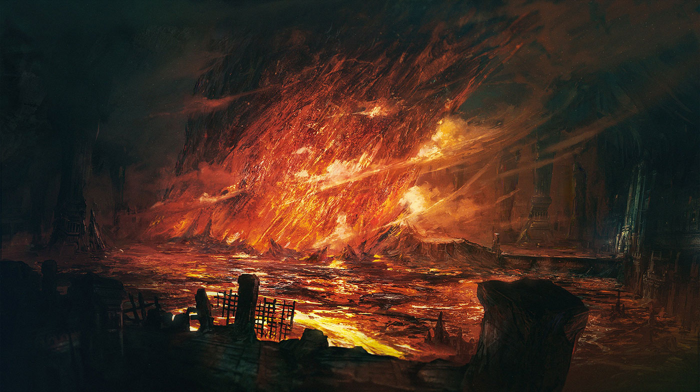 Drake's Breath Mothercrystal Interior Art from Final Fantasy XVI