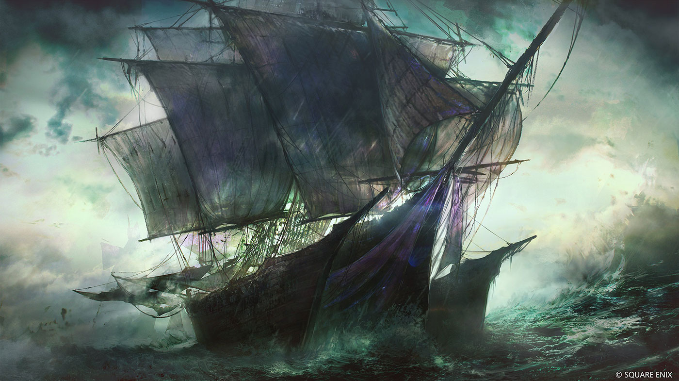 Einherjar Ship Art from Final Fantasy XVI