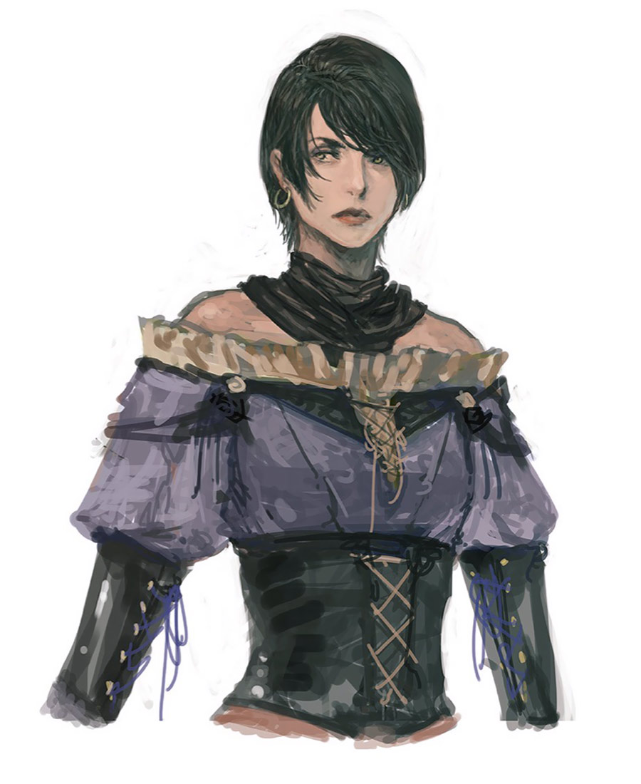 Eloise Concept Art from Final Fantasy XVI