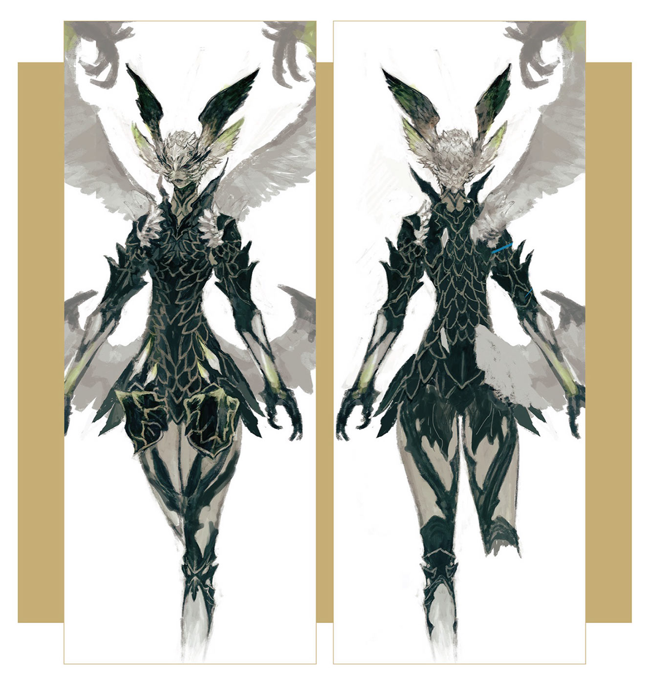 Garuda Concept Art from Final Fantasy XVI