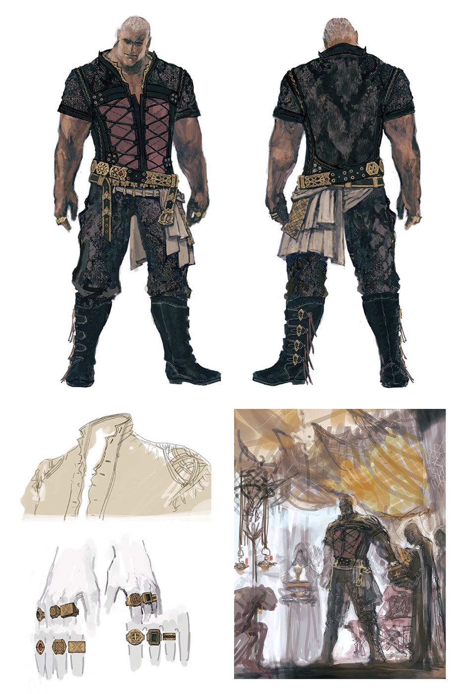 Hugo Kupka Concept Art from Final Fantasy XVI