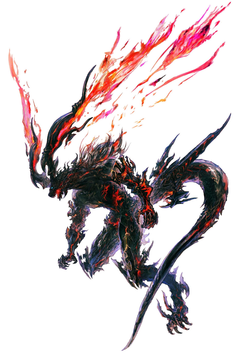 Ifrit Art from Final Fantasy XVI