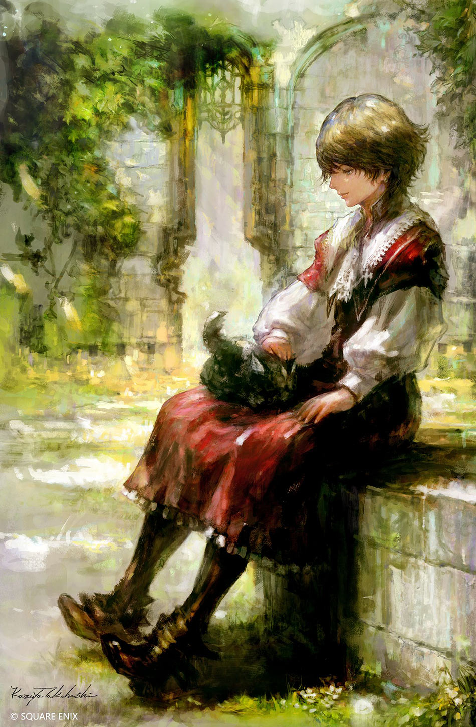 In the Garden of the Phoenix Art from Final Fantasy XVI