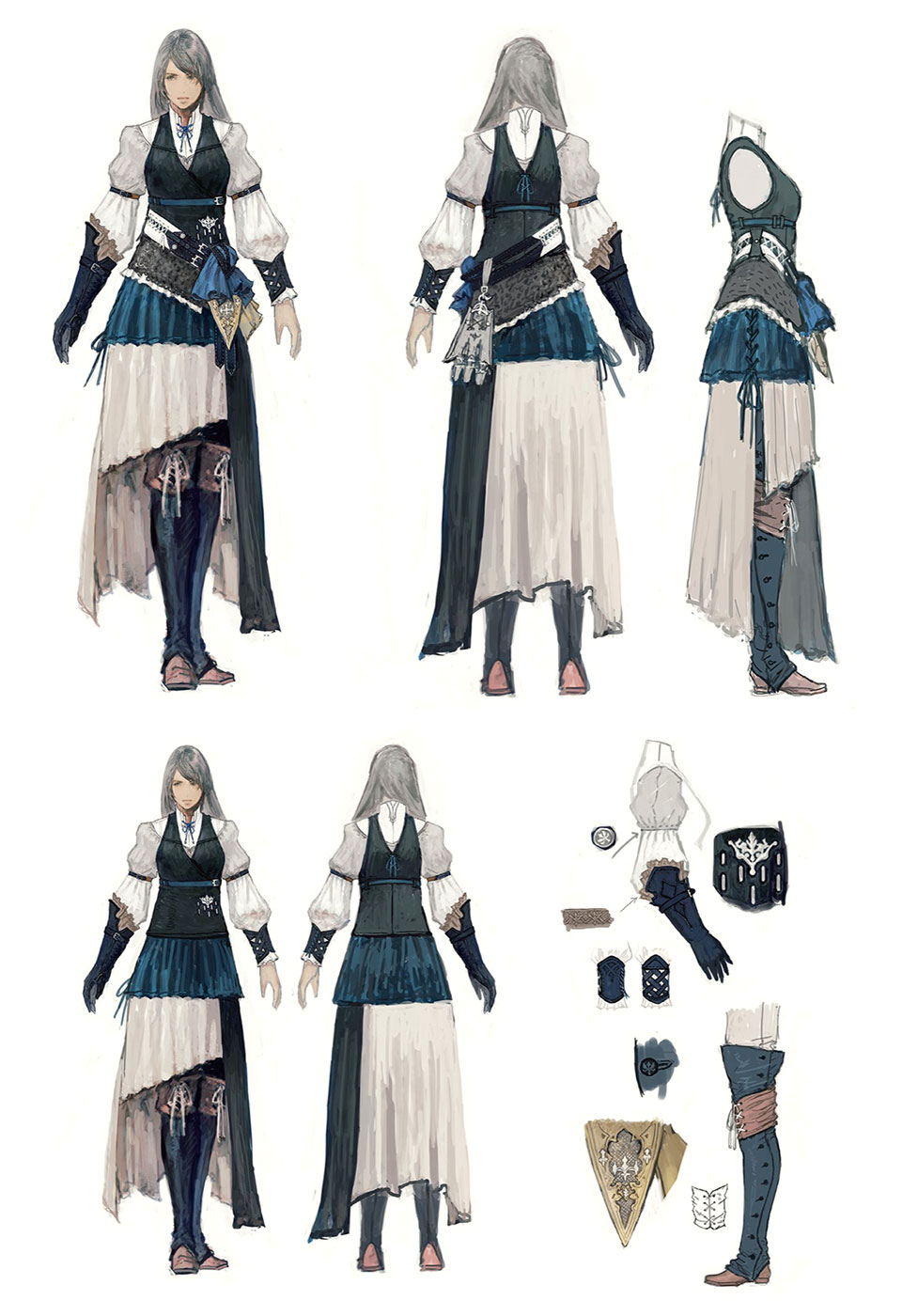 Jill Concept Art from Final Fantasy XVI