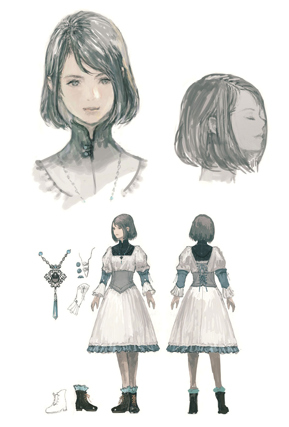 Jill Warrick (Youth) Concept Art from Final Fantasy XVI