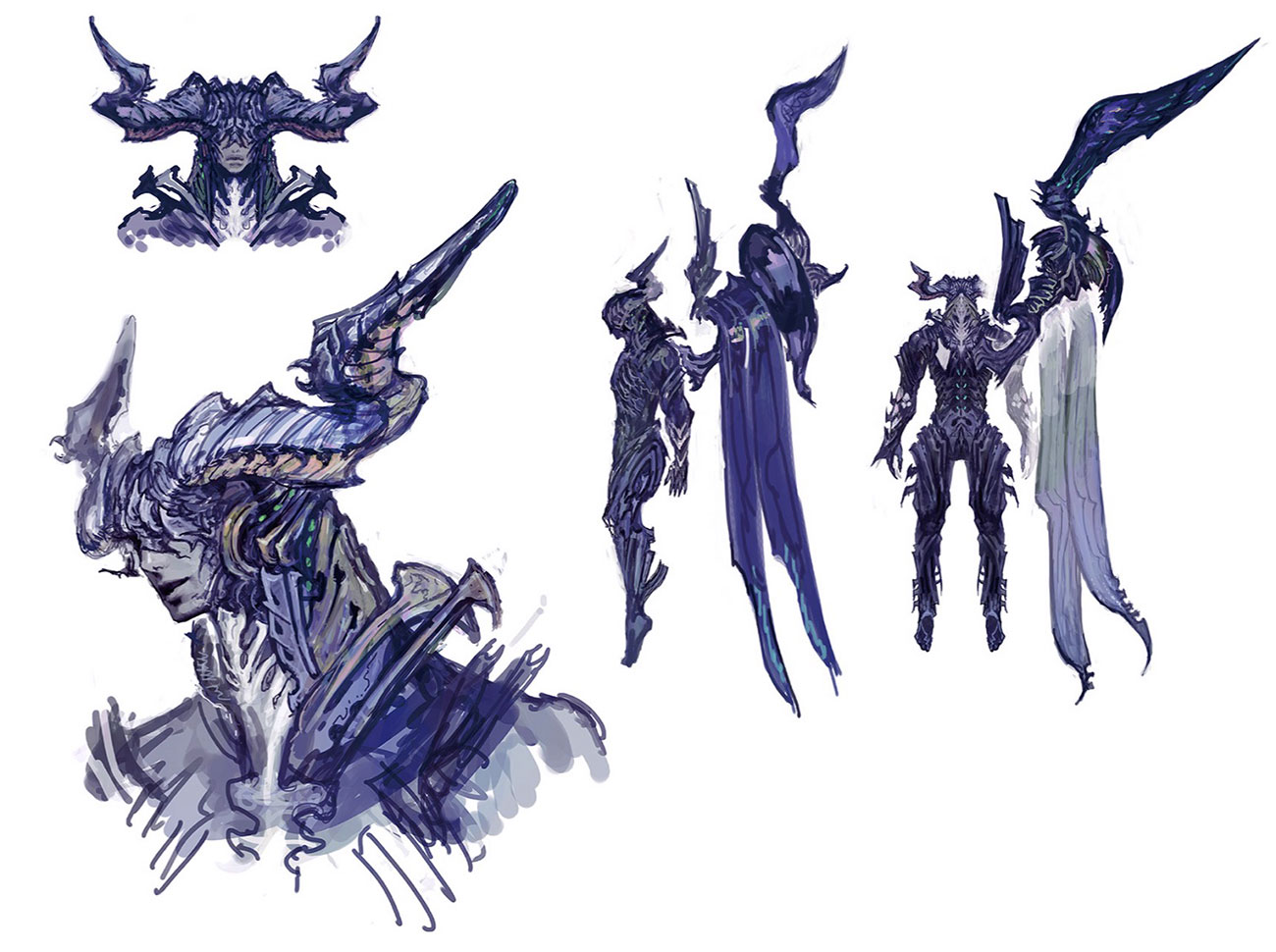Necrophobe Concept Artwork from Final Fantasy XVI