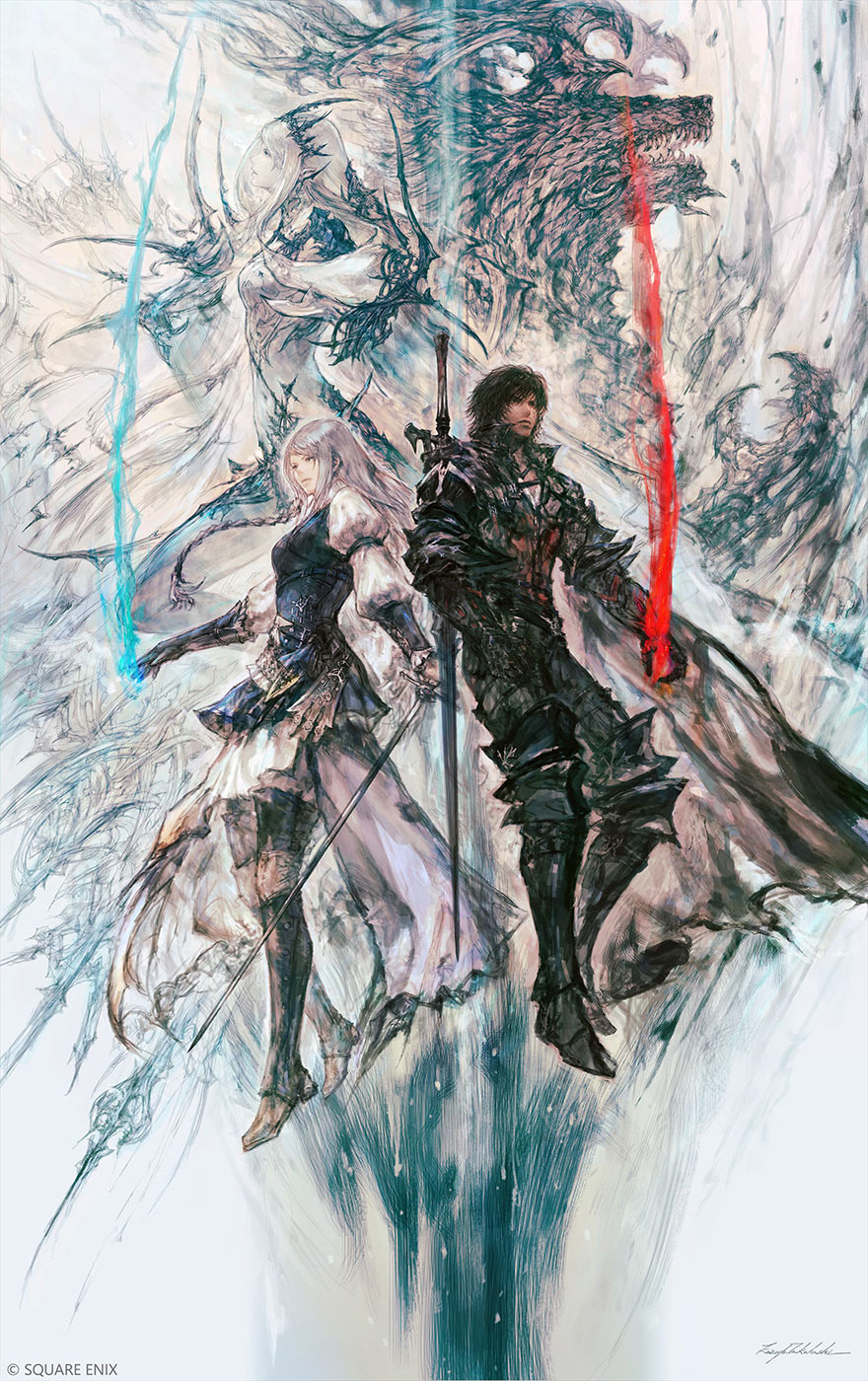 PC Announcement Illustration from Final Fantasy XVI