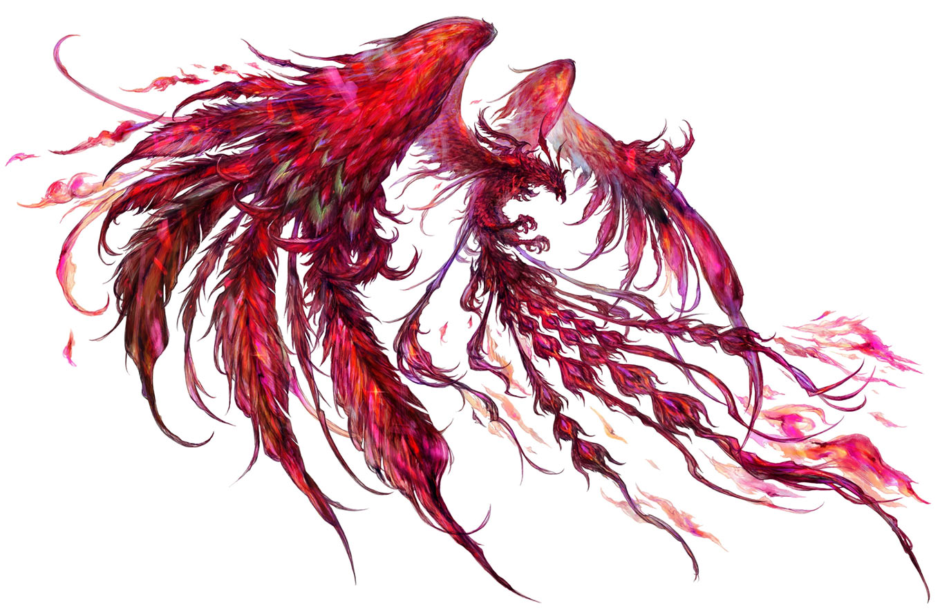 Phoenix Art from Final Fantasy XVI