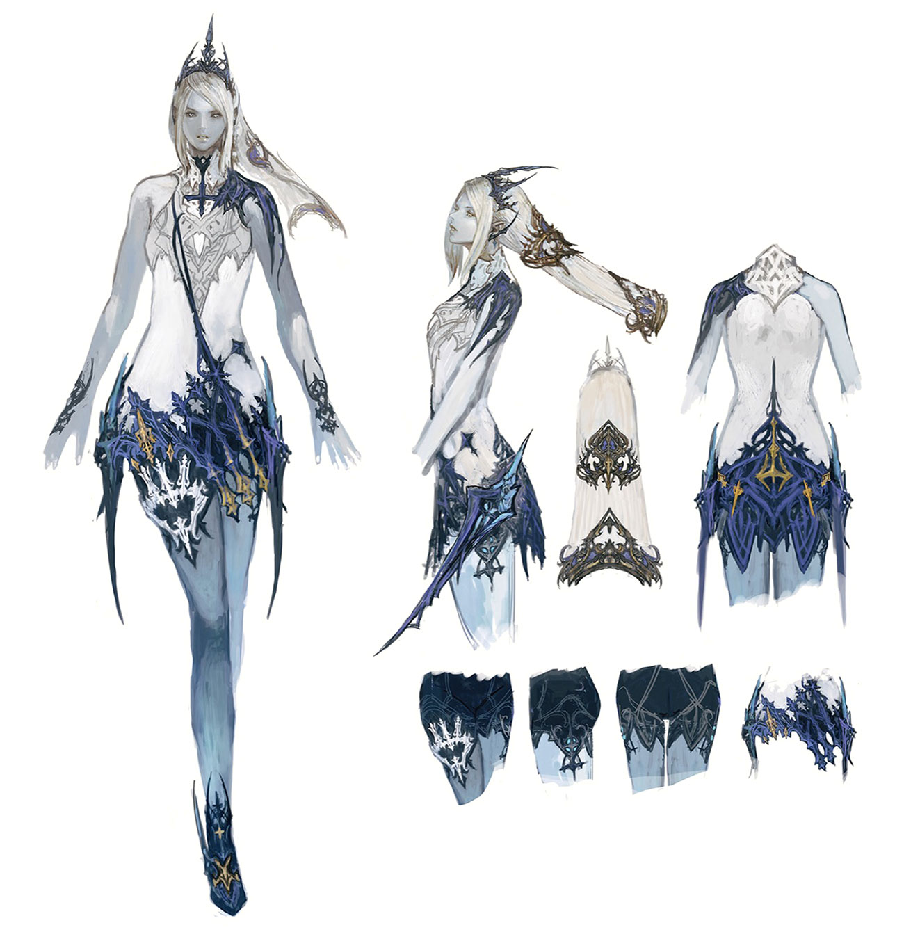 Shiva Concept Art from Final Fantasy XVI