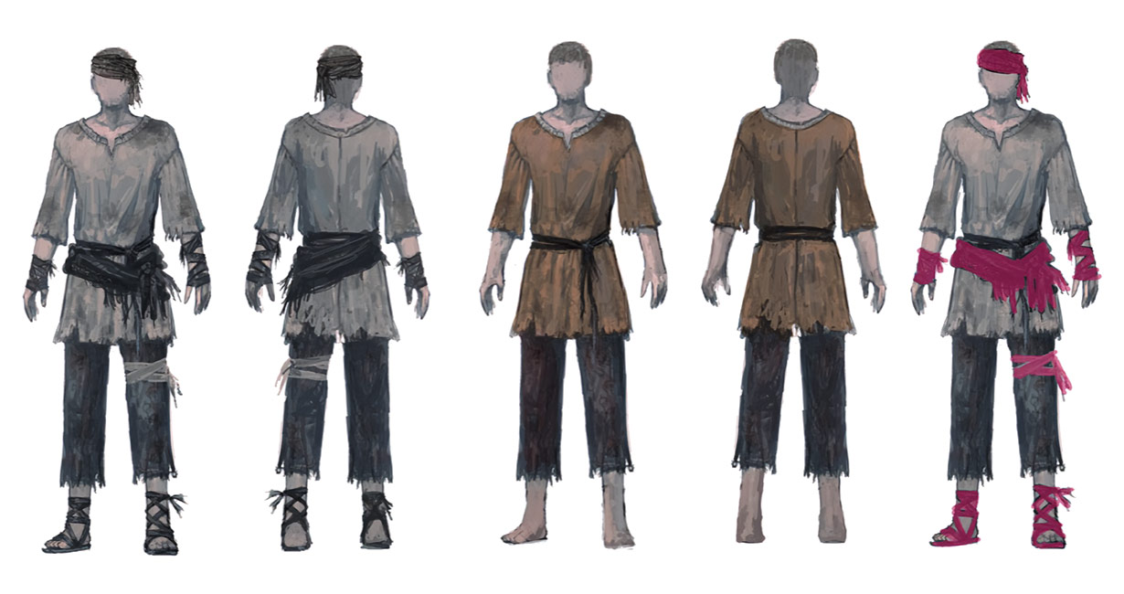 Slaves Concept Art from Final Fantasy XVI