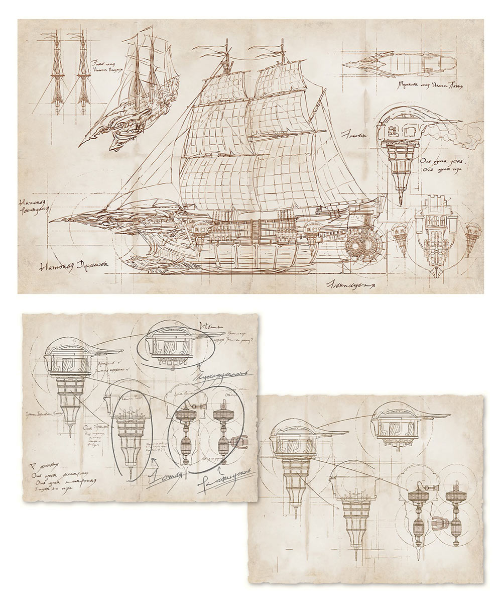 The Enterprise Concept Art from Final Fantasy XVI