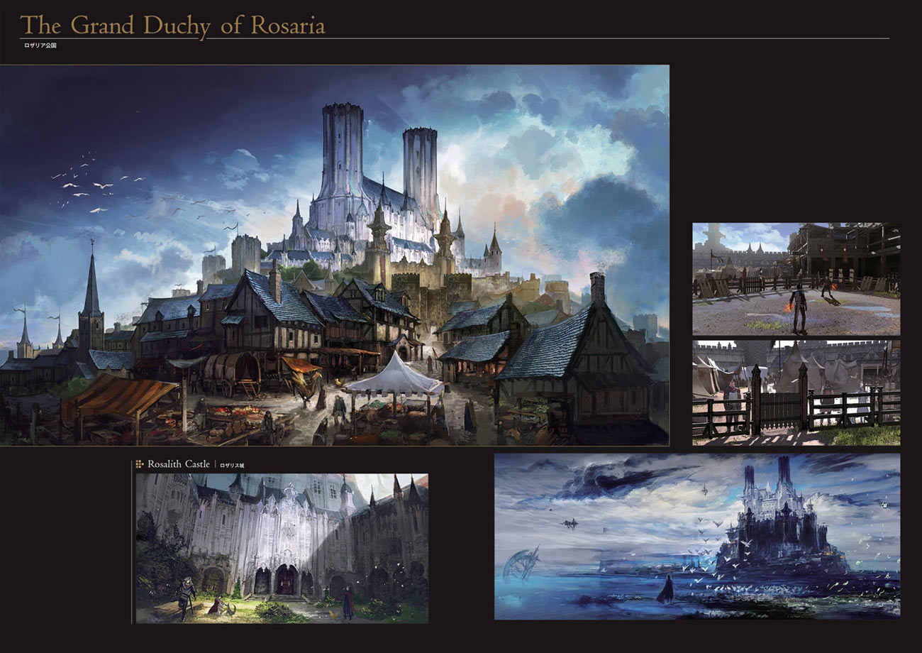 The Grand Duchy of Rosaria Concept Art from Final Fantasy XVI