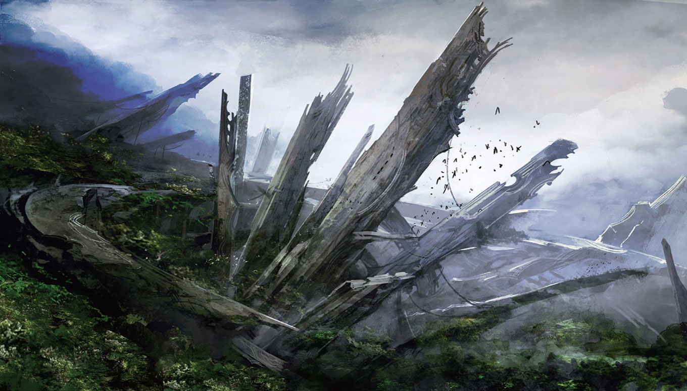 The Greatwood Concept Art from Final Fantasy XVI