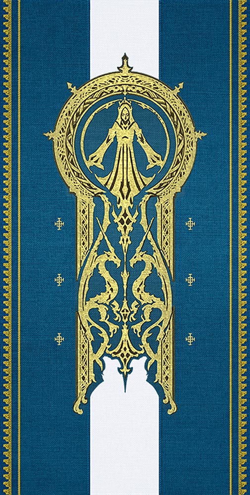The Holy Empire of Sanbreque Flag Art from Final Fantasy XVI