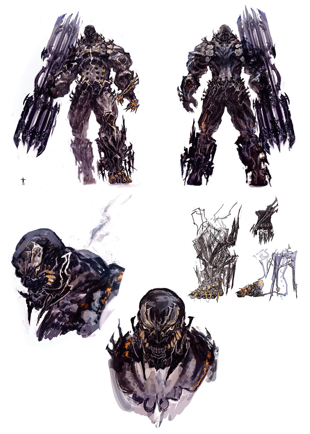 Titan Concept Artwork from Final Fantasy XVI