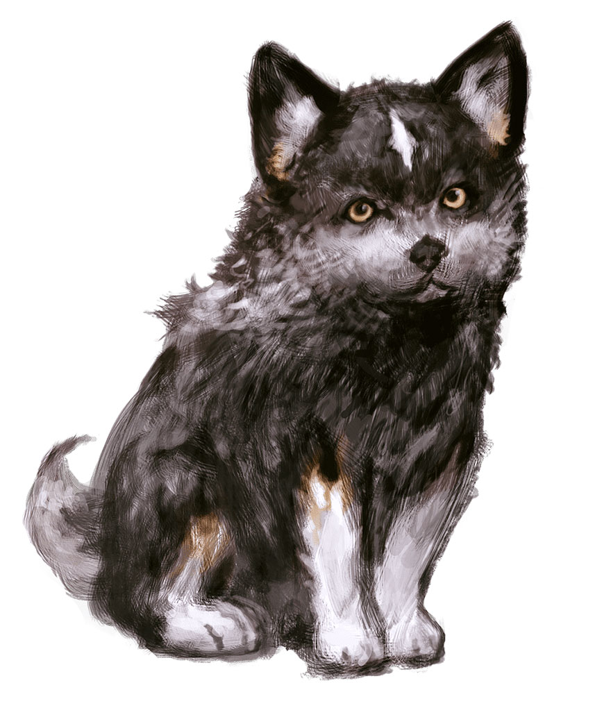 Torgal (Pup) Art from Final Fantasy XVI