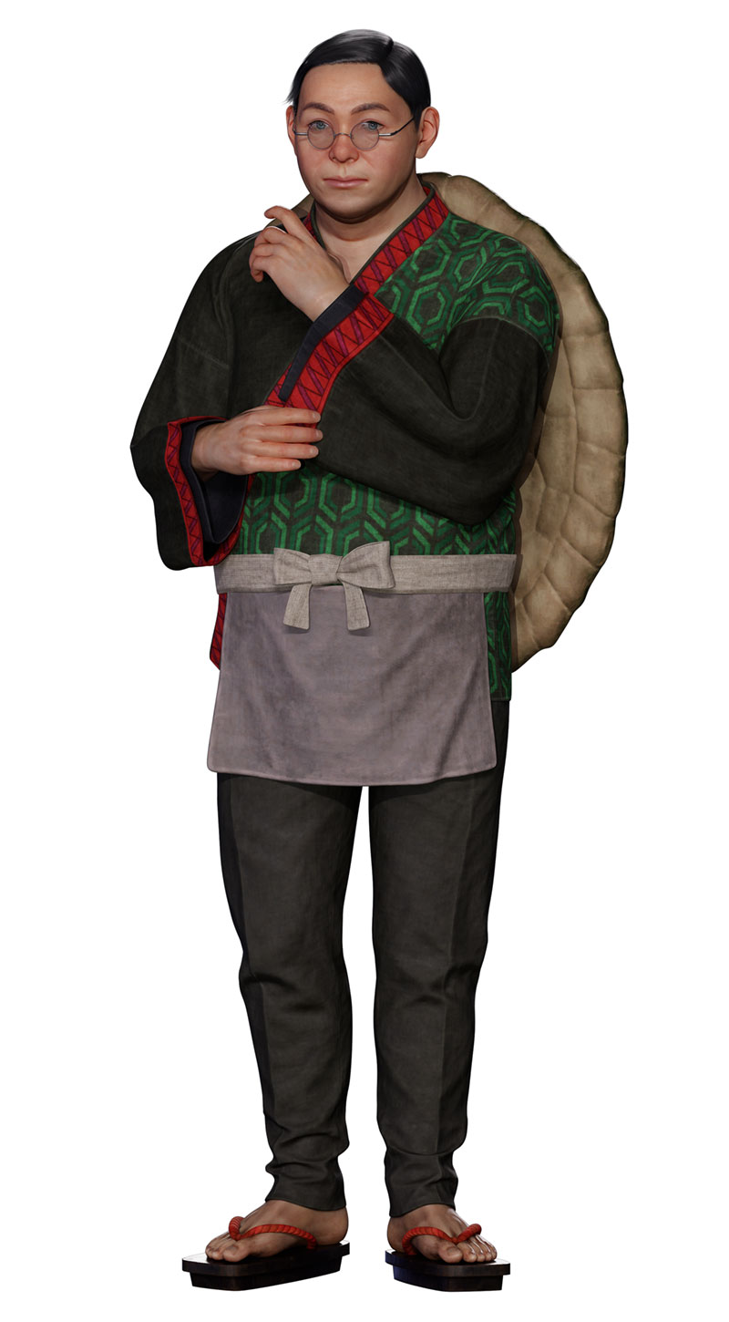 Old Snapper Art from Final Fantasy VII Remake Intergrade
