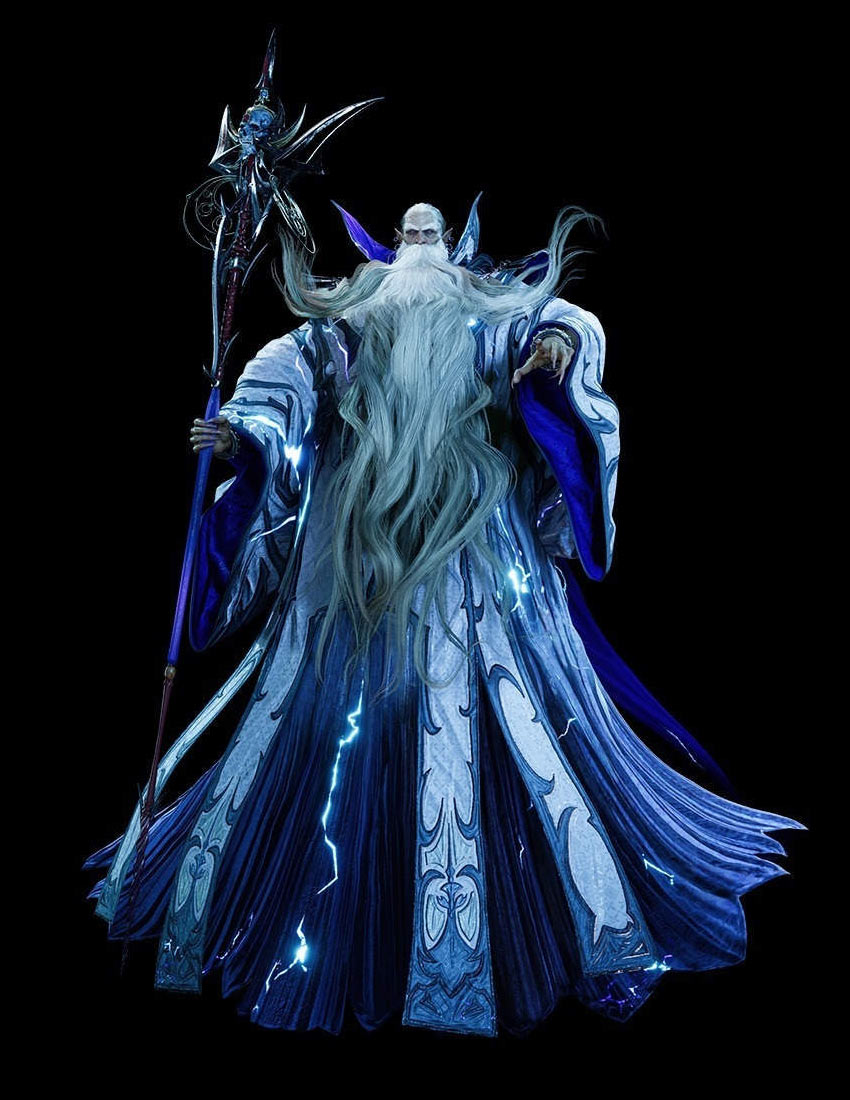 Ramuh Art from Final Fantasy VII Remake Intergrade