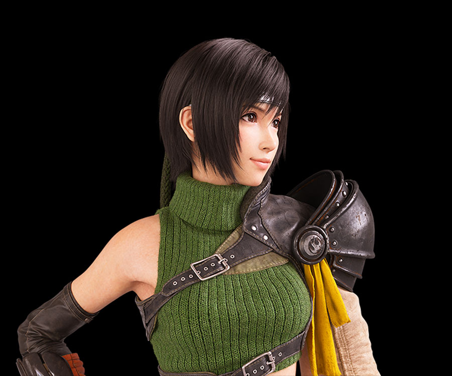 Yuffie Kisaragi Bust Art from Final Fantasy VII Remake Intergrade