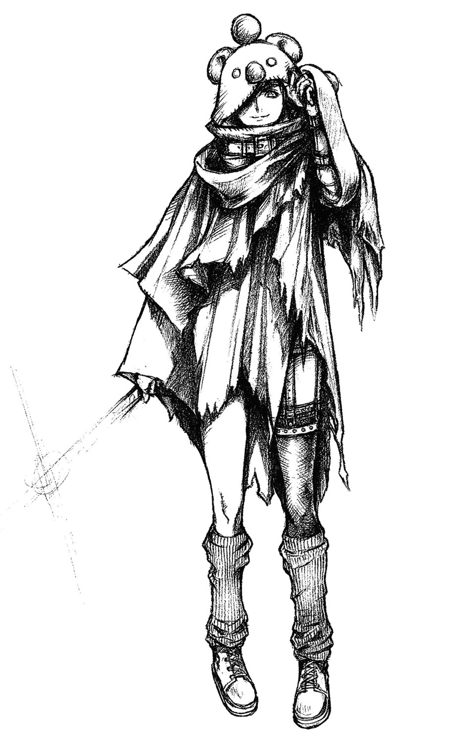 Yuffie Kisaragi Concept Art from Final Fantasy VII Remake Intergrade