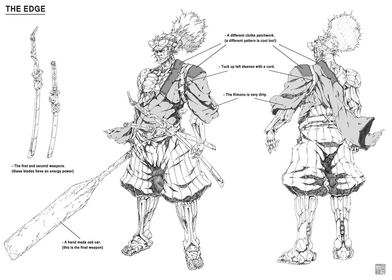 The Edge Concept Art from Furi