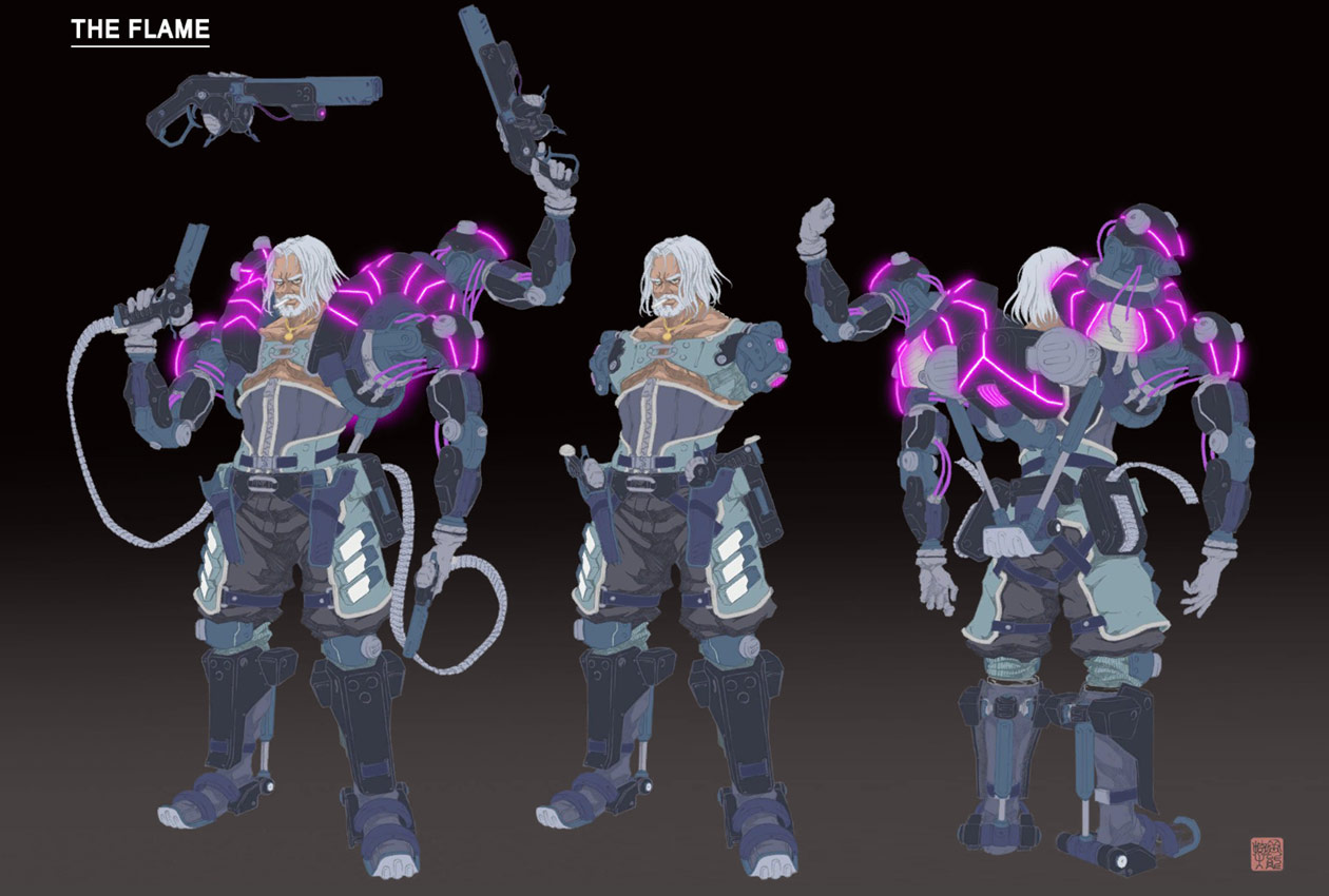The Flame Art from Furi