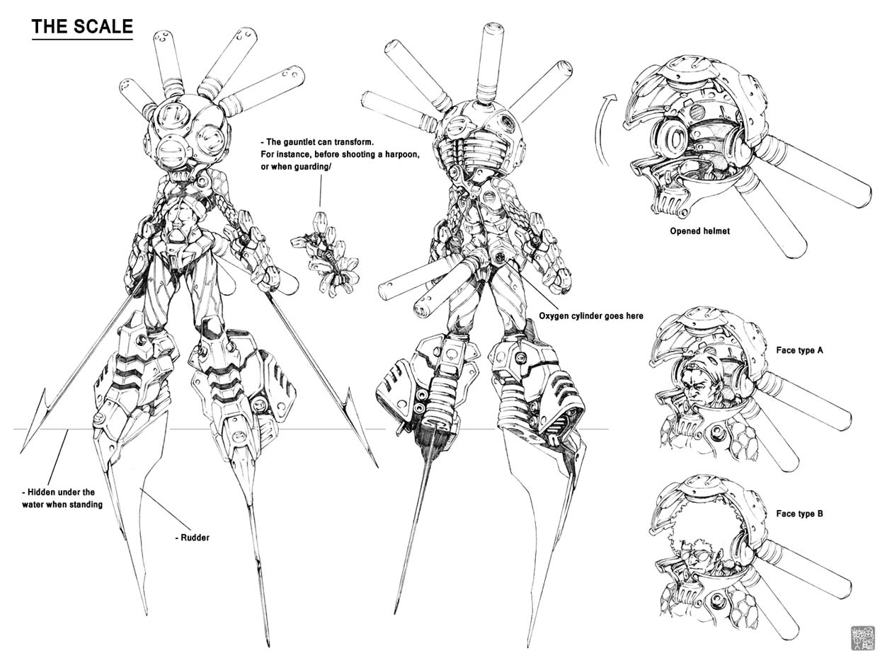 The Scale Concept Art from Furi
