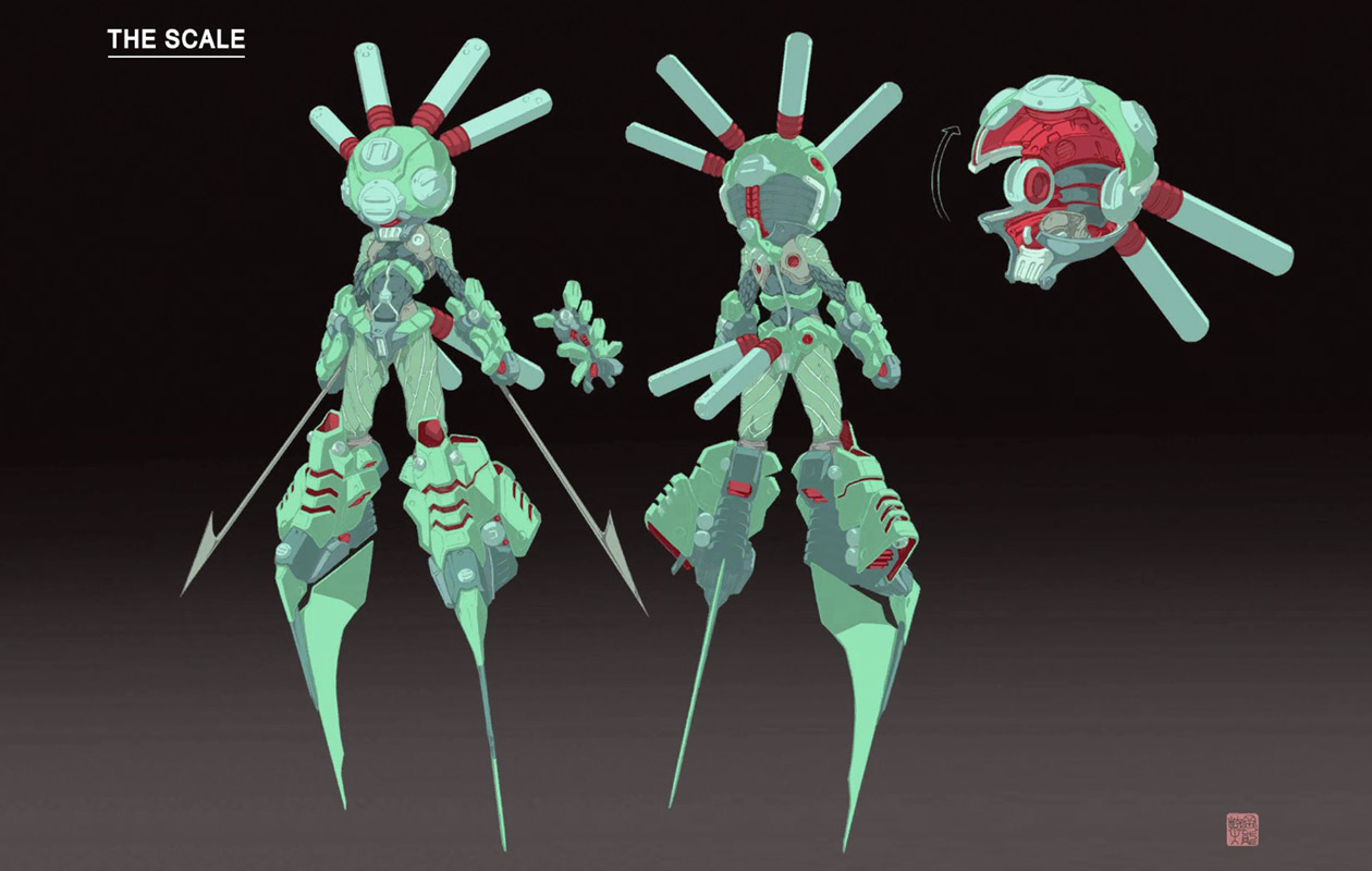 The Scale Art from Furi