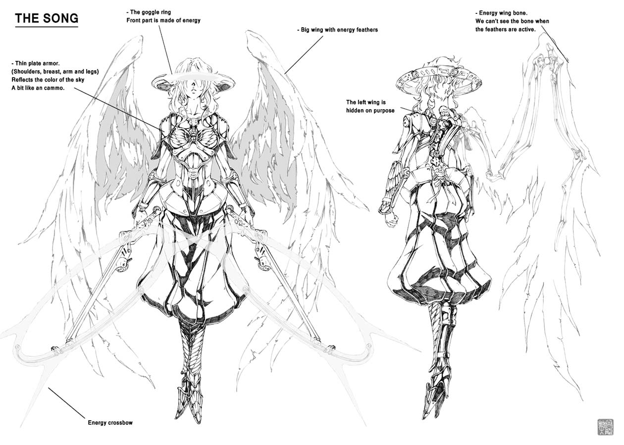 The Song Concept Art from Furi