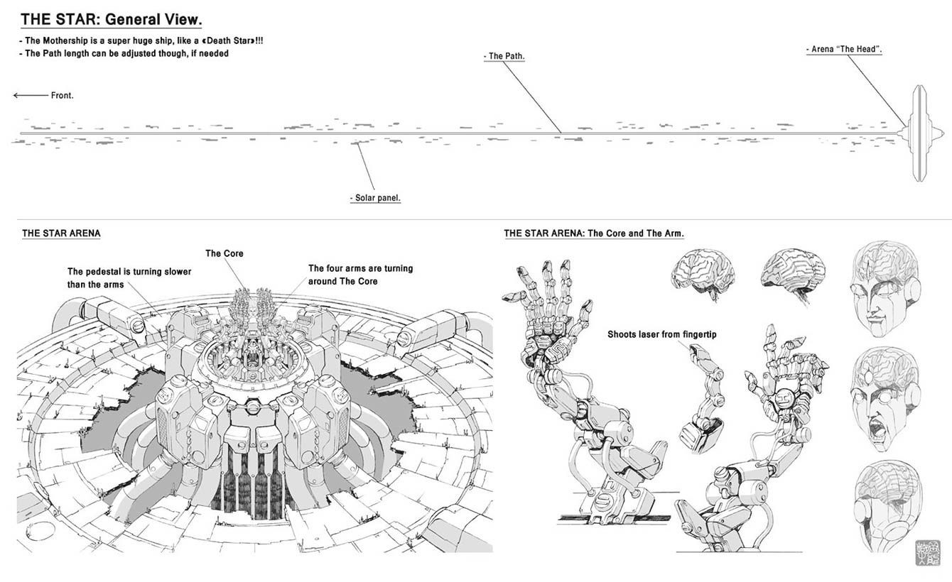The Star Concept Art from Furi