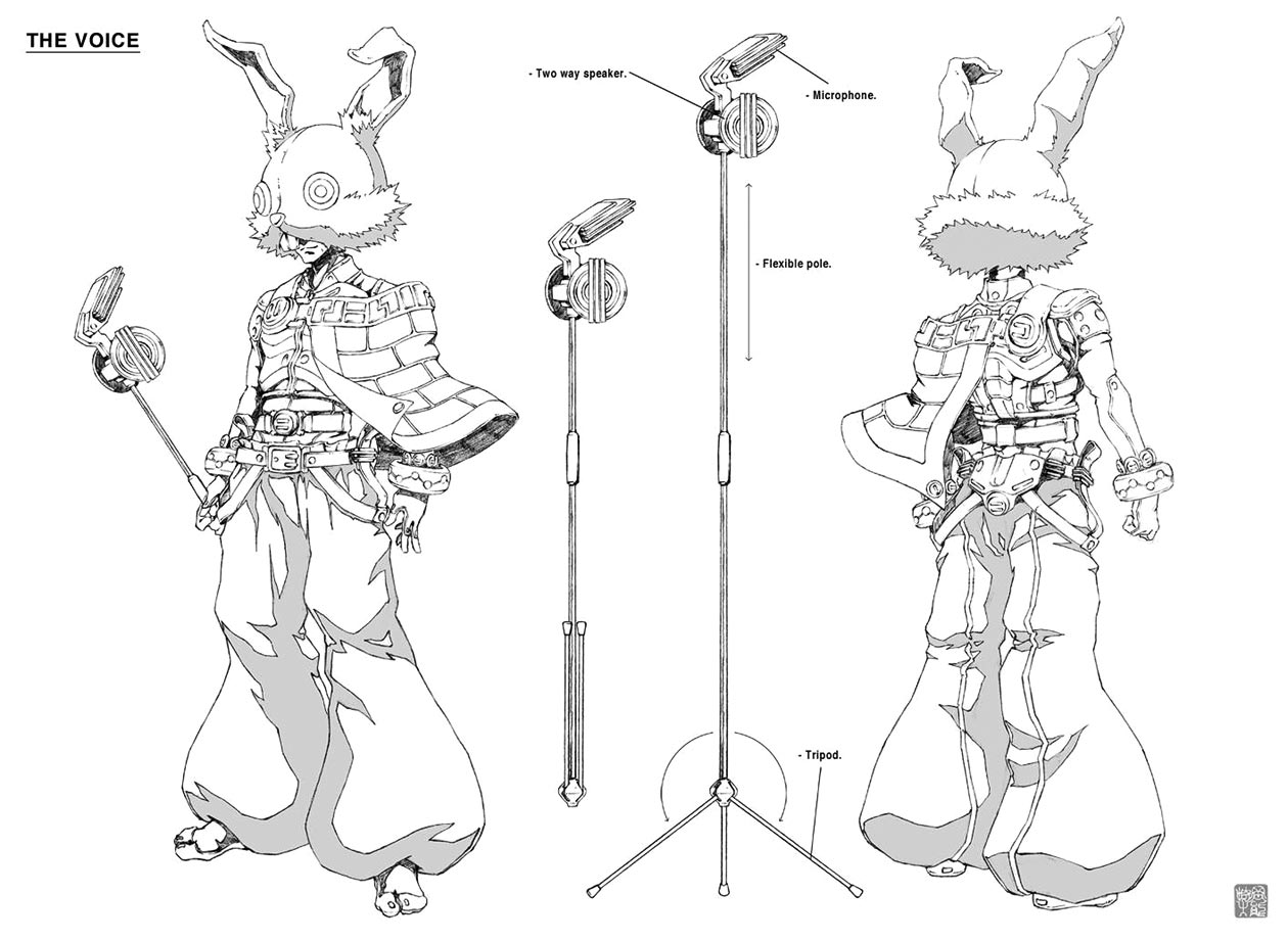 The Voice Concept Art from Furi