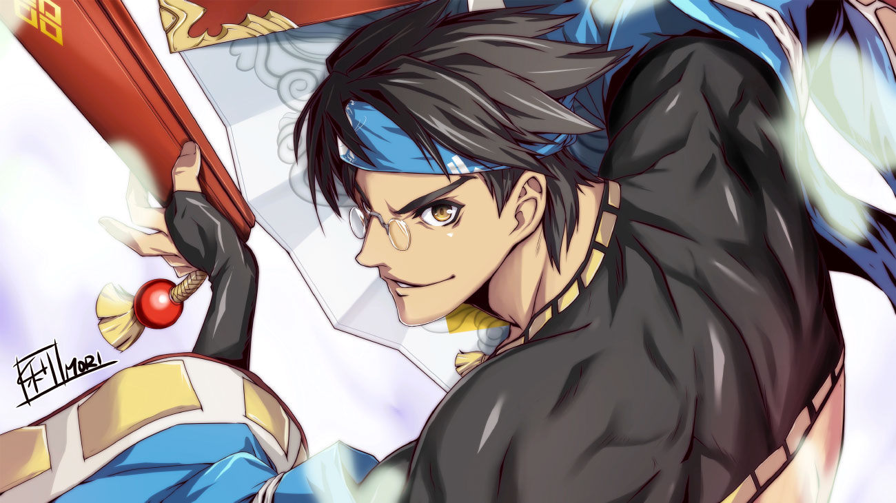 Anji Mito Illustration by Toshimichi Mori from Guilty Gear -Strive-