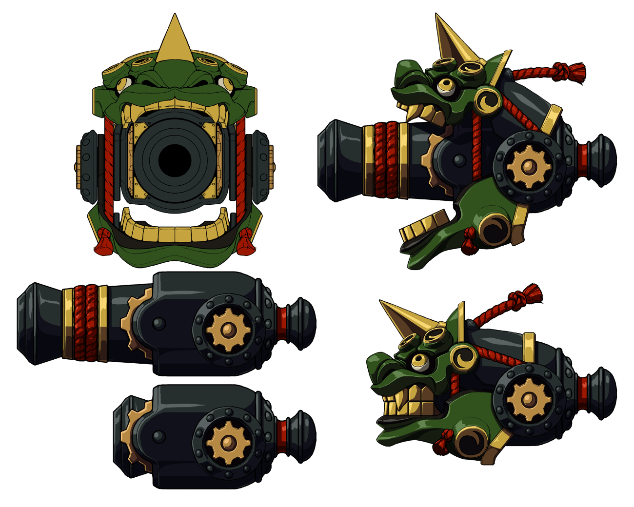 Baiken's Cannon Art from Guilty Gear -Strive-