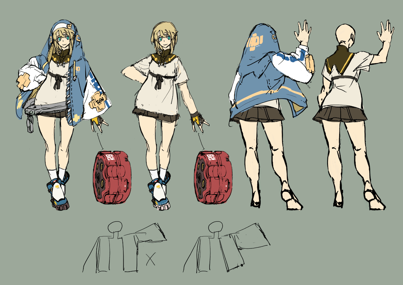 Bridget Concept Art from Guilty Gear -Strive-