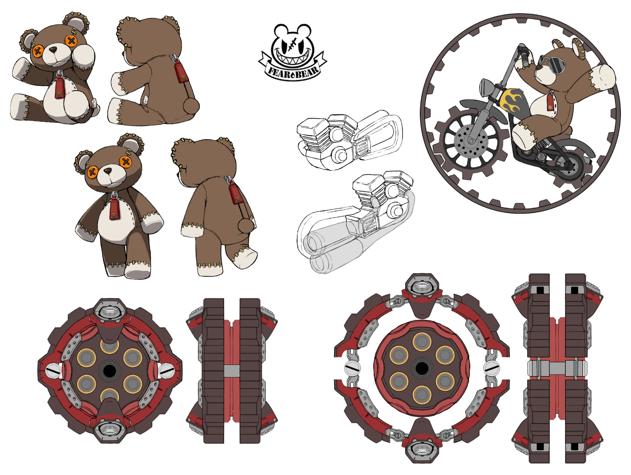 Bridget's Yoyo and Roger Art from Guilty Gear -Strive-