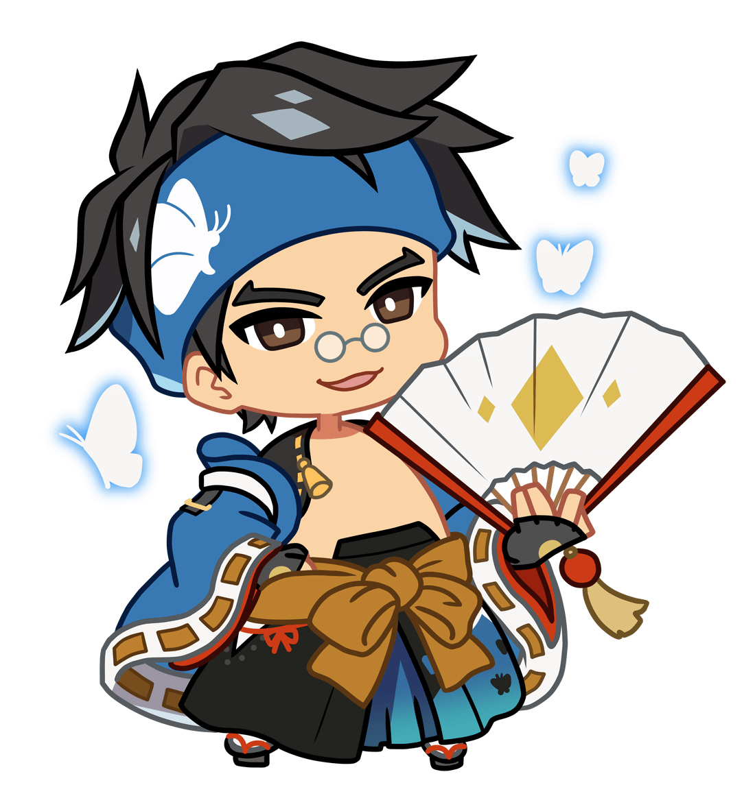 Chibi Anji Mito Art from Guilty Gear -Strive-