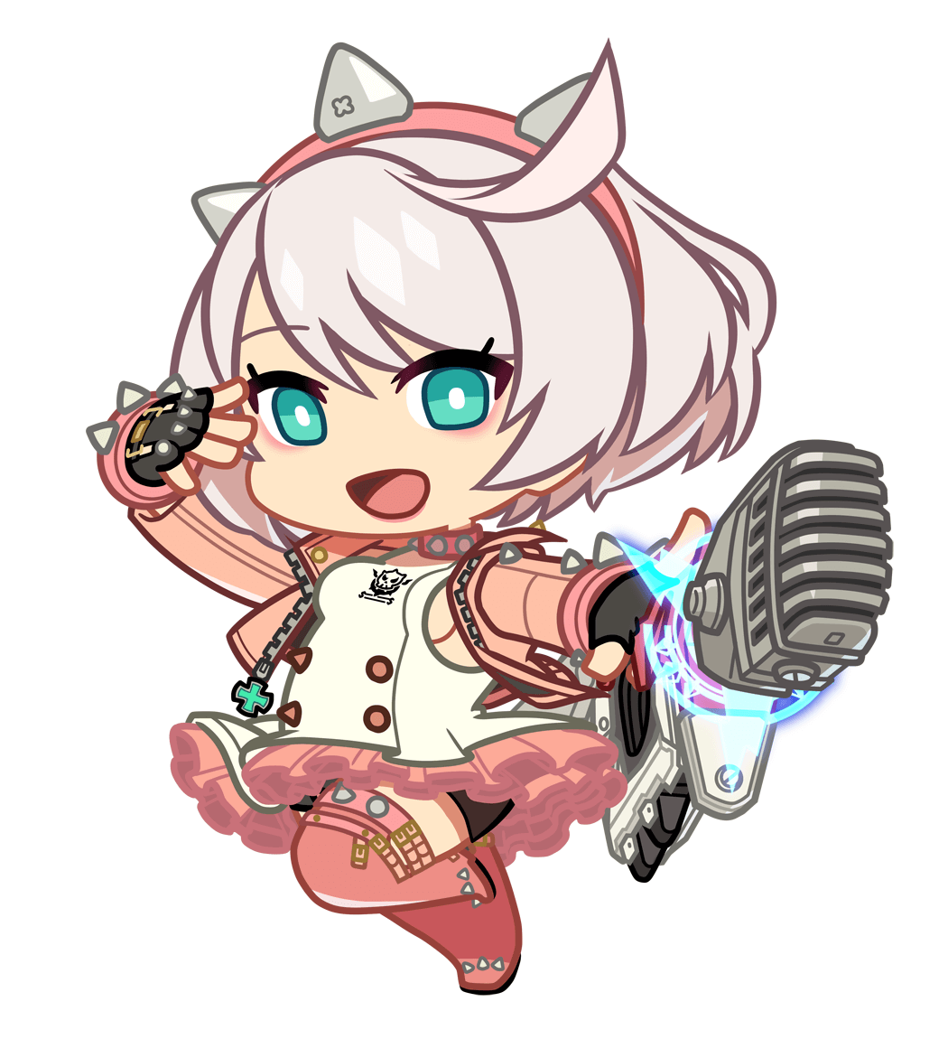 Chibi Elphelt Valentine Art from Guilty Gear -Strive-