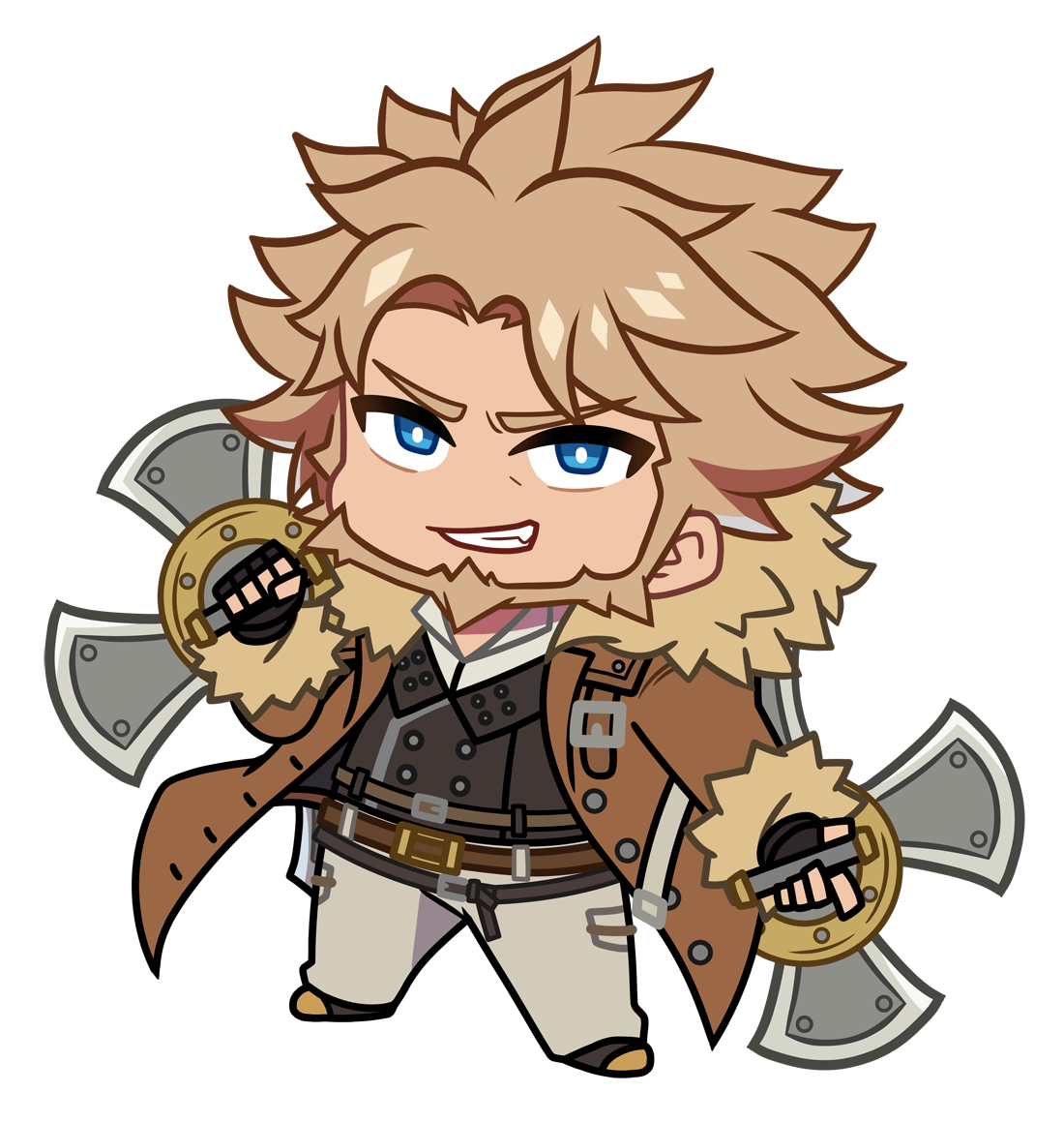Chibi Leo Whitefang Art from Guilty Gear -Strive-