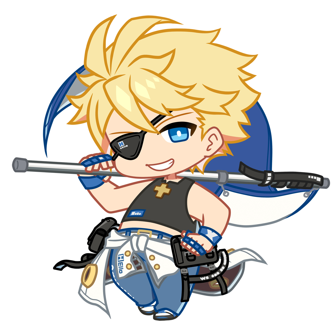 Chibi Sin Kiske Art from Guilty Gear -Strive-