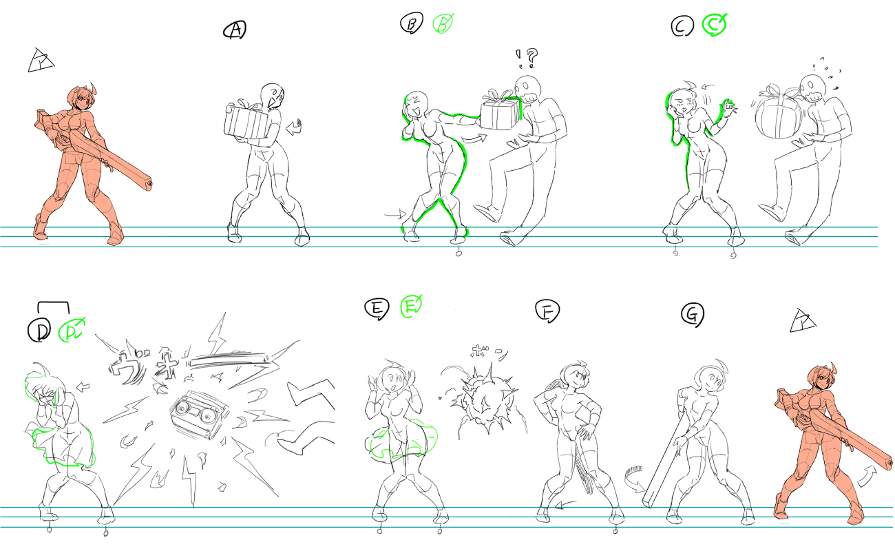 Elphelt Sketches from Guilty Gear -Strive-