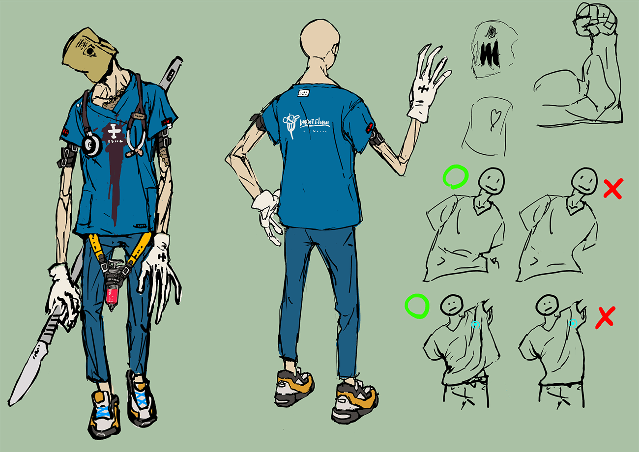 Faust Concept Art from Guilty Gear -Strive-