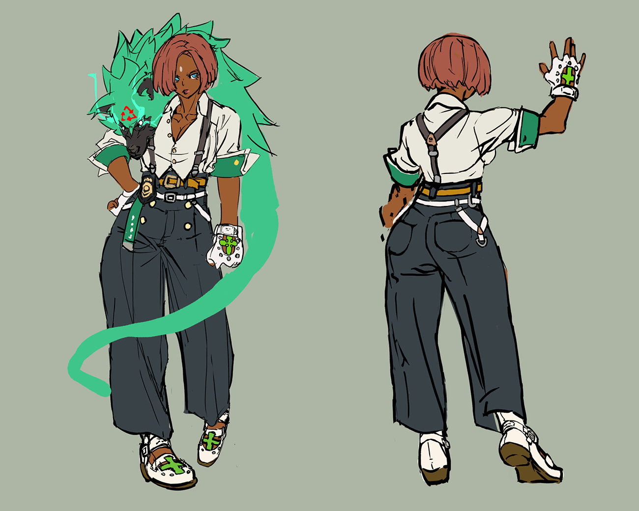 Giovanna Concept Art from Guilty Gear -Strive-