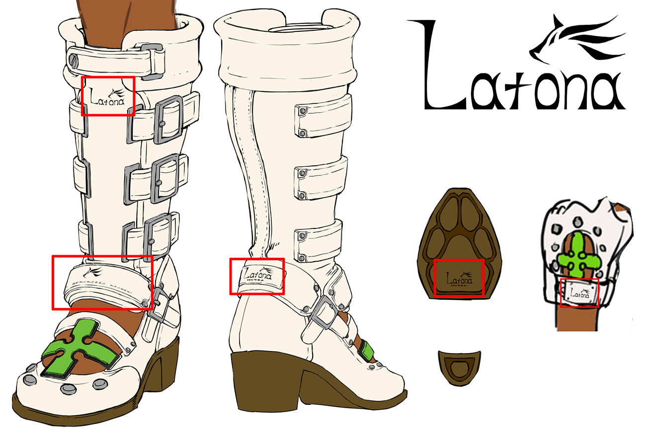 Giovanna Shoe Concept Art from Guilty Gear -Strive-