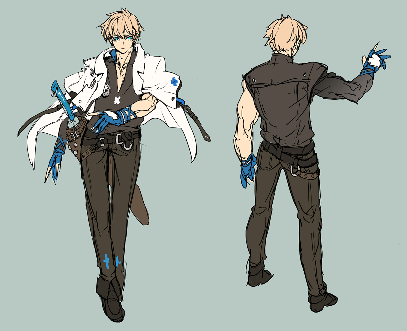 Ky Kiske Concept Art from Guilty Gear -Strive-