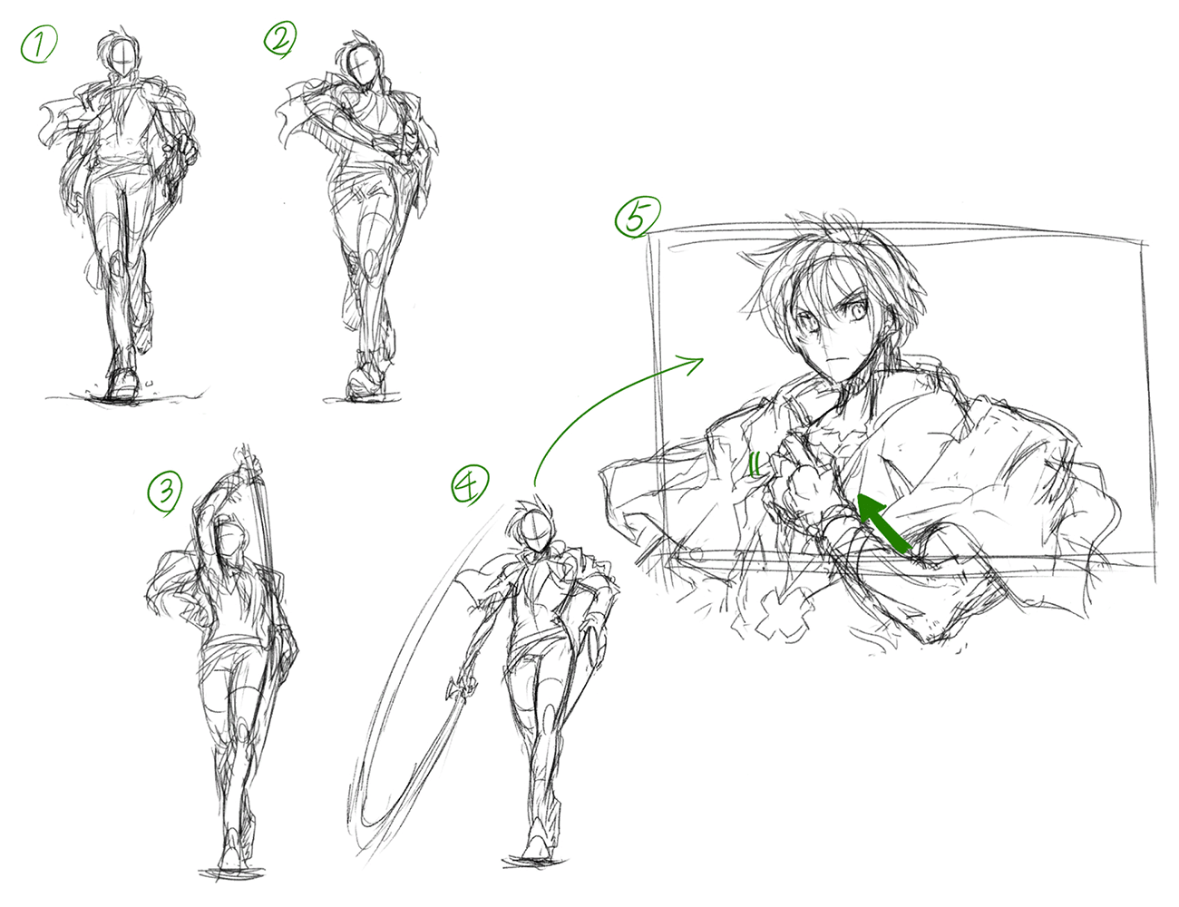 Ky Kiske Sketches from Guilty Gear -Strive-