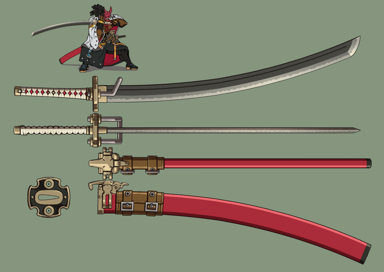 Nagoriyuki's Weapon Art from Guilty Gear -Strive-