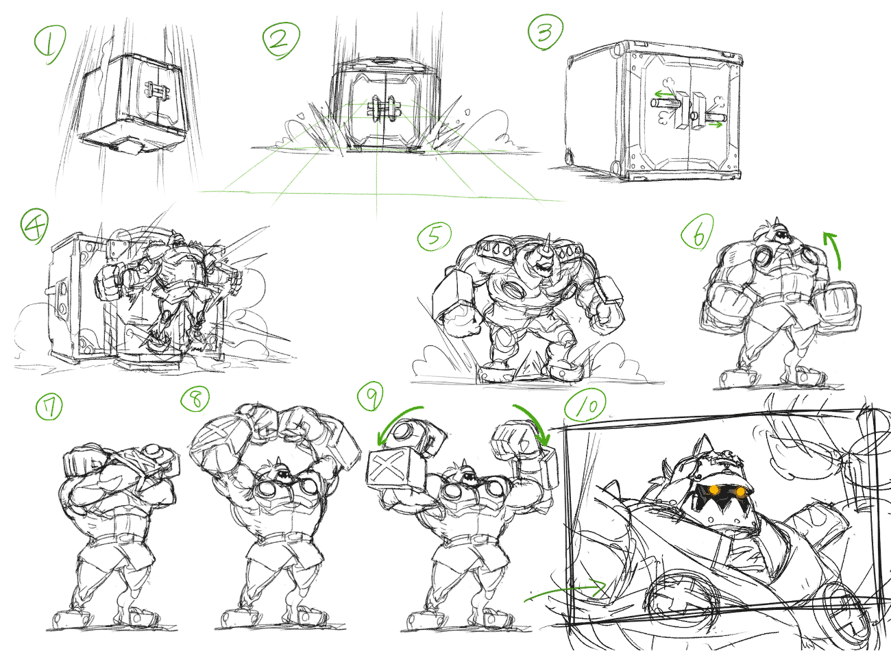 Potemkin Sketches from Guilty Gear -Strive-