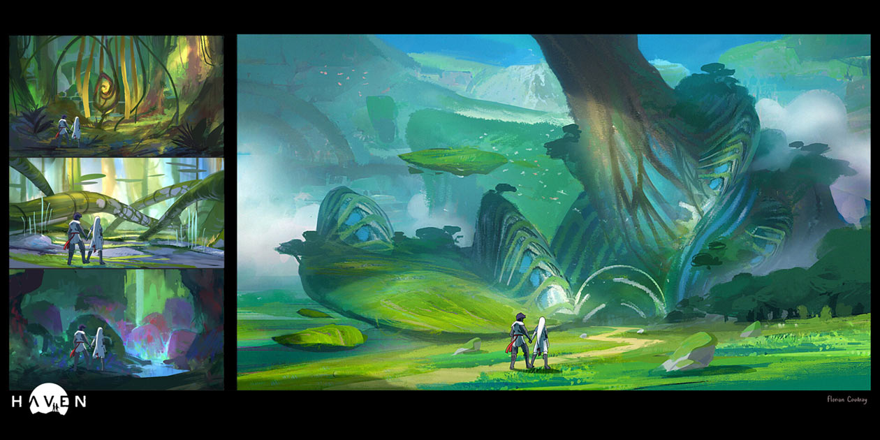 Environment Concept Art from Haven